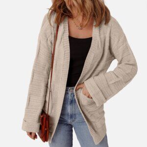 SHEWIN Small Cardigan Sweaters for Women Trendy Casual Long Sleeve, NWT